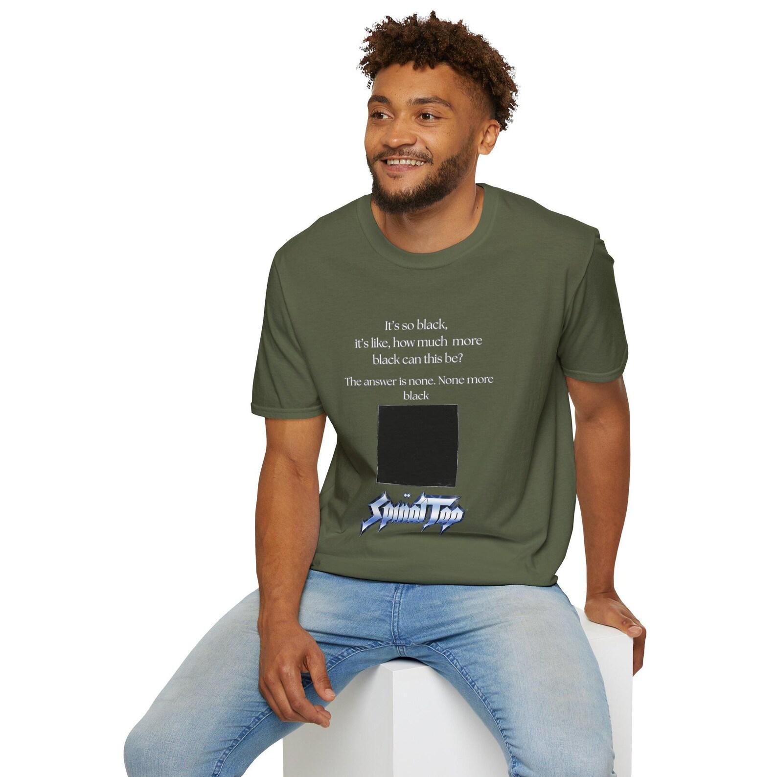 Spinal Tap Quote T-Shirt, Unisex Retro Metal Band Logo Tee 2XL
