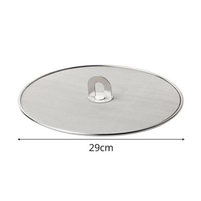3 Sizes Kitchen Mesh Stainless Steel Practical Splash Guard Anti Grease Frying Pan From Hot Oil 25/29/33cm Sale