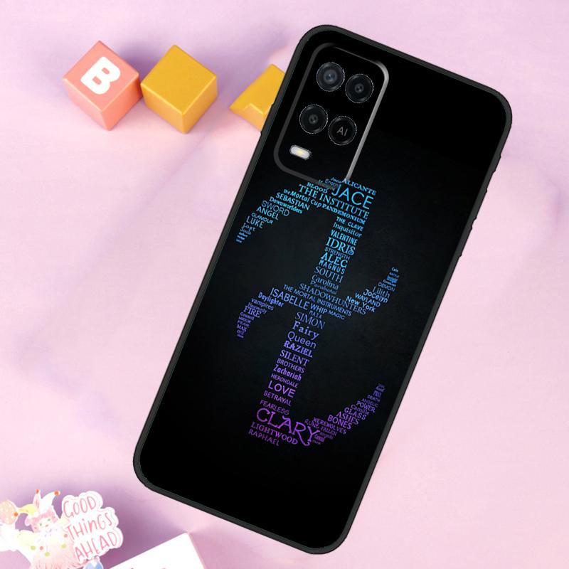 Angelic Rune Shadowhunters Case For Oppo A17 A57 A16 A76 A96 A60 A40 A80 A18 A38 A58 A78 A98 A15 A54 A74 A94 A6 A5 Pro