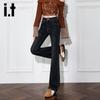 Izzue IT Women's High-Waist Flare Jeans