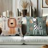 Cute Animal Patterned Cushions for Home Decor Polyester pillowcase, sofa decorative cushion cov Headboard Pillow
