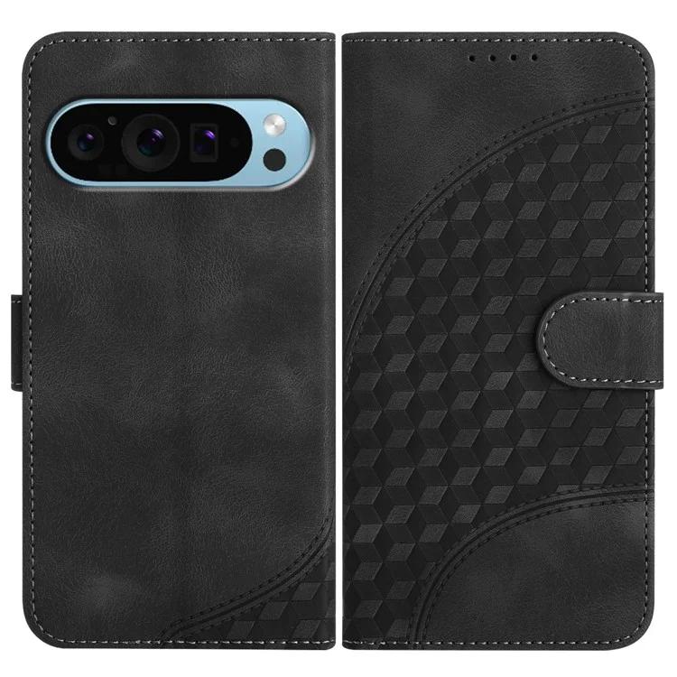 

YX0060 For Google Pixel 9 Pro XL Case Elephant Head Pattern Leather Cell Phone Cover