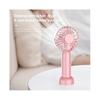 (Grün) Mini18 Drei Geschwindigkeiten Leiser Sommer Kühlventilator Nano-Spray Mini Handventilator