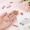 Pet Cat Dog Hair Clip Bone Mini Hair Barrettes Crown Heart Plum Blossom Party Holiday Decoration Pet Dog Cat Hair Clips Headwear