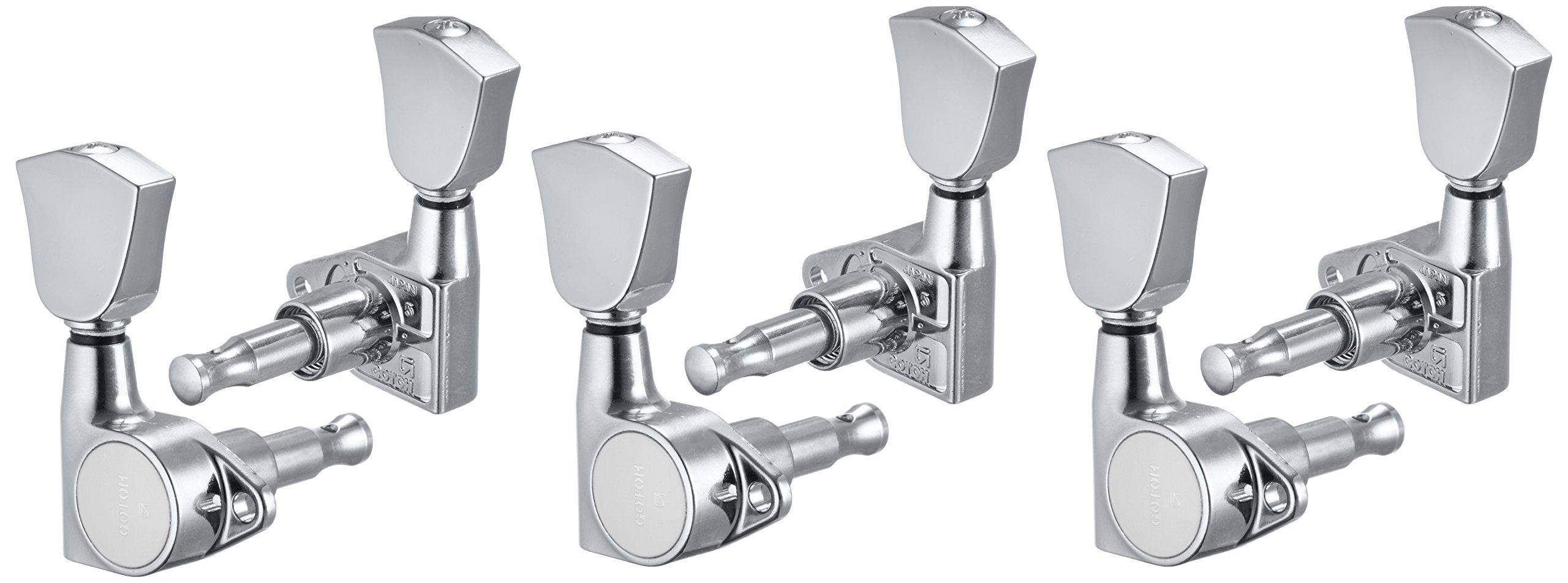 

Scud Rotomatic Type Metal Keystone Chrome 05192CS Pegs, Knobs, 3+3