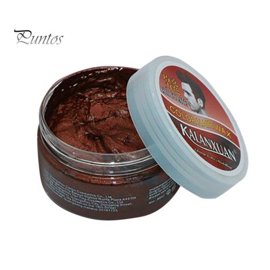 Hair Wax Long Lasting No Discoloration Fashionable Cream Temporary Color Hairstyle for Cosplay