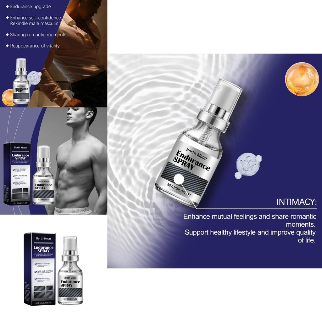 North Moon Men's Care Spray Moisturizing Body Lotion For Hydration And Massage Therapy