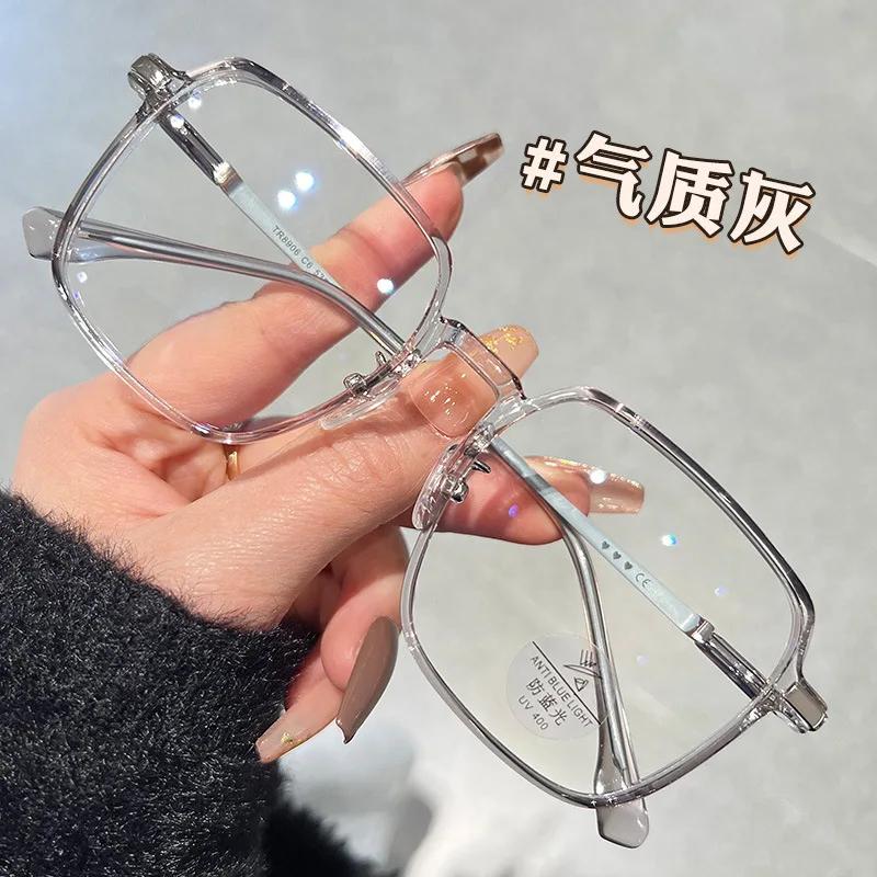 Fashion Myopia Glasses for Women Men New Color Square Transparent Eyeglasses Retro Minus Diopter Eyeglasses Optical Prescription
