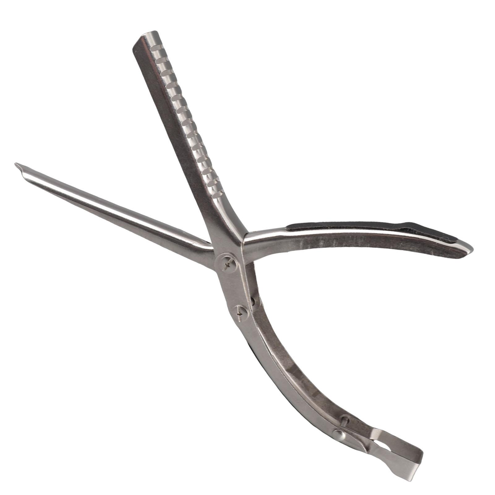 Rib Prep Tool, Stainless Steel Rib Membrane Remover Tool with Arc Clamp Non Slip Grip for Kitchen Gadget BBQ Preparation