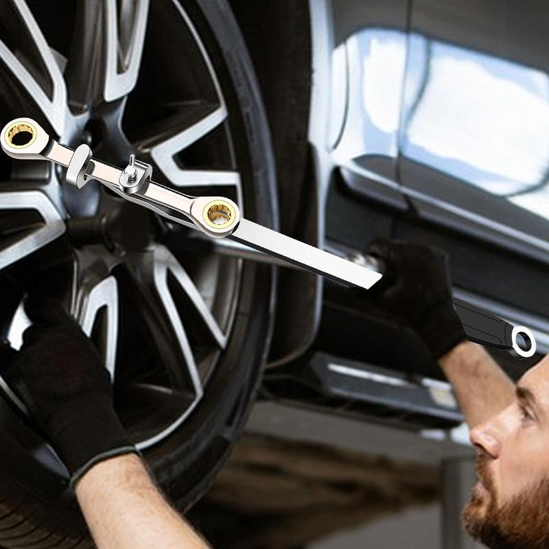 Wrench Extension Bar 15.7 Inch Long Wrench Extension Torque Multiplier Wrench Extender Adaptor for Maximum Leverage Works With