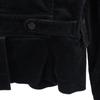 Armani Exchange 90s Old Corduroy Tailored Jacket S Black Women Used