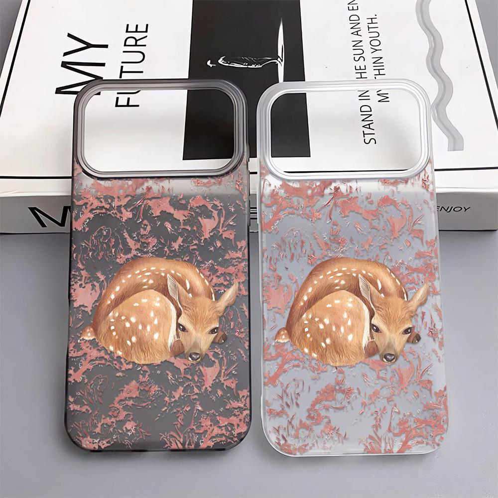Pattern Design Of Deer Phone Case For IPhone 17 Pro Max 17Air 11 13 12 14 15 16 Plus Soft Silicone Senior Cover Case 15pro