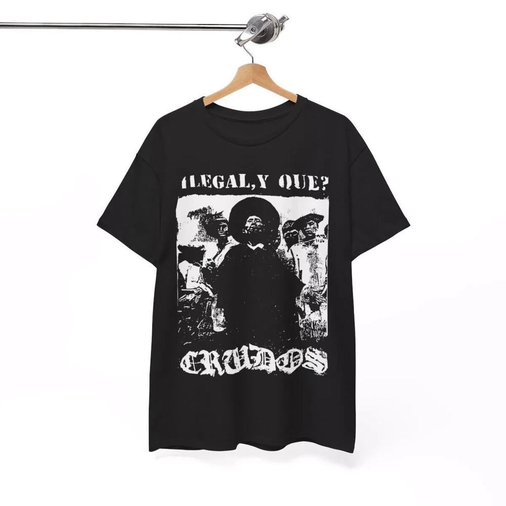 LOS CRUDOS - нелегальный - ФУТБОЛКА - Панк, Краст Размер S-4XL Унисекс Футболка M