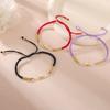 Cazador Stainless Steel Walking Cat Box Chain Bracelet for Women Animal Kitten Wax Rope Bracelet Jewelry Mother's Day Gift
