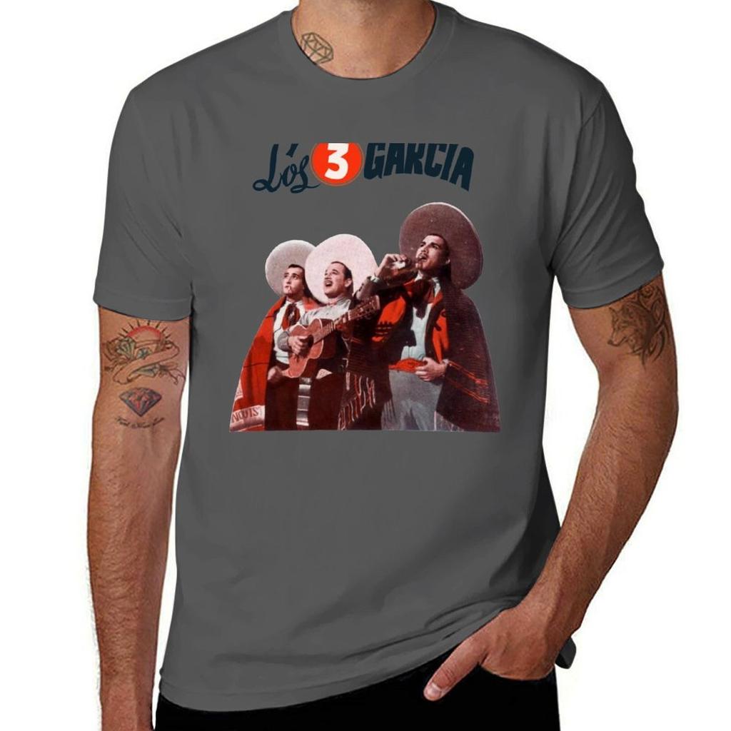 Los Tres Garcia TShirt Basic Solid Color Casual Tee Shirt