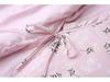 2024 Winter Women's European Style V-Neck Print Flare Sleeve Cotton-Padded Jacket