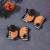 2Pcs Halloween Glitter Bow Hair Clips Glittering Ghost Pumpkin Bownot Hairpins Girls Kids Party Headwear Hair Accessories Gift