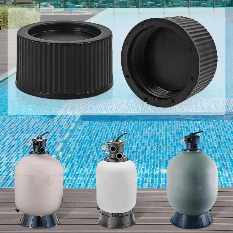 Sand Filter Drain Caps Swimming Pool Drain Caps Replacement Cover Sand Filter Drain Assembly Plastic Material for 2005