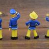 12Pcs/set Fireman Sam Cartoon Anime Fire Fighting Figure Model PVC Doll Toys Boy Girl Toy For Kids Birthday Xmas Gift