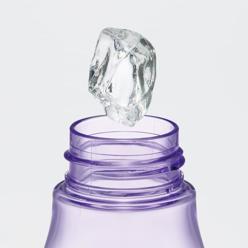 Skater Direct Drinking Water Bottle See-Through Lavender 500ml with Tea Strainer PTY5-A