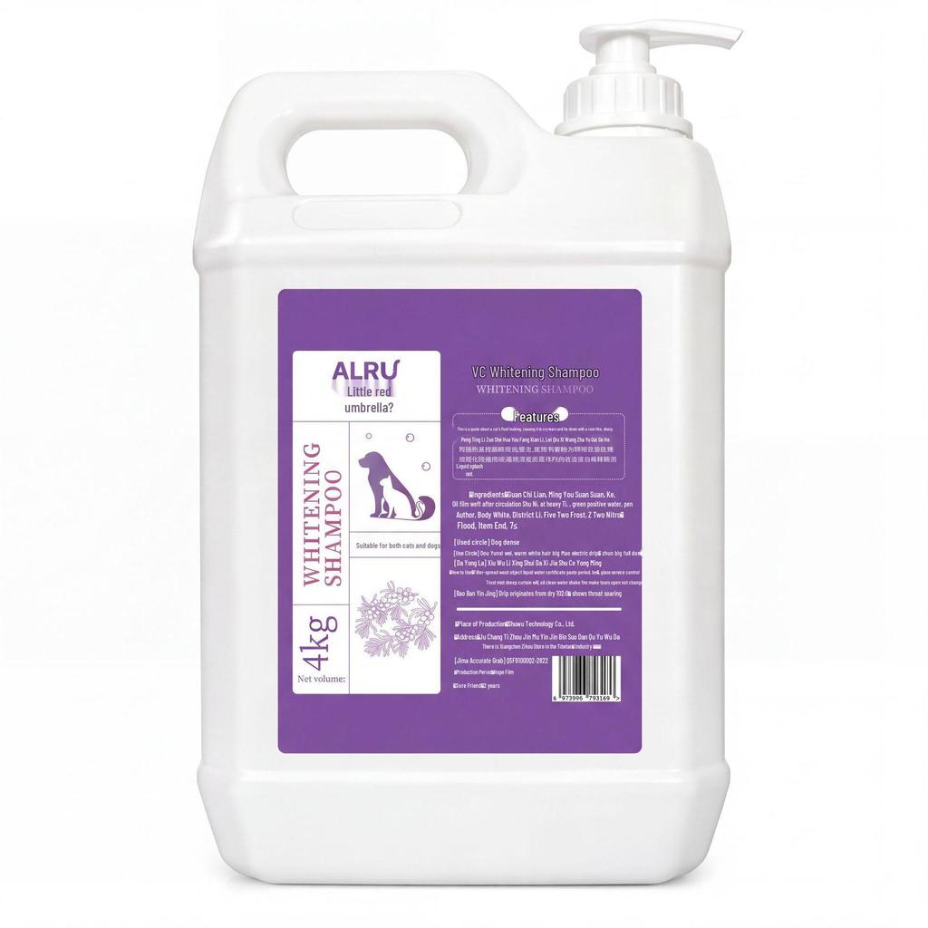 Grand Shampooing Blanchissant pour Animaux 4KG - OEM Personnalisable