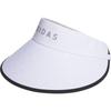 Adidas Golf Women's Monogram Print Wide Visor JTC23 White