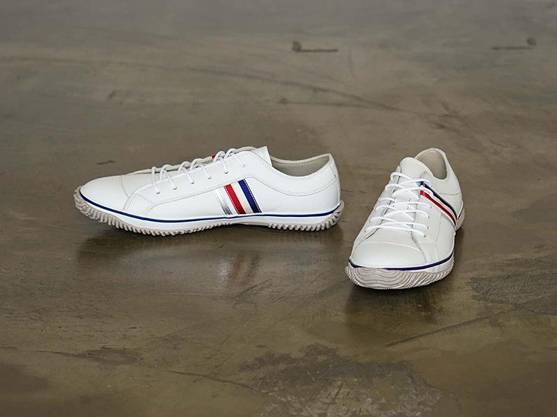 Spingle Handmade Sneakers Made Of Genuine Cowhide Leather Spm-168 Tricolor