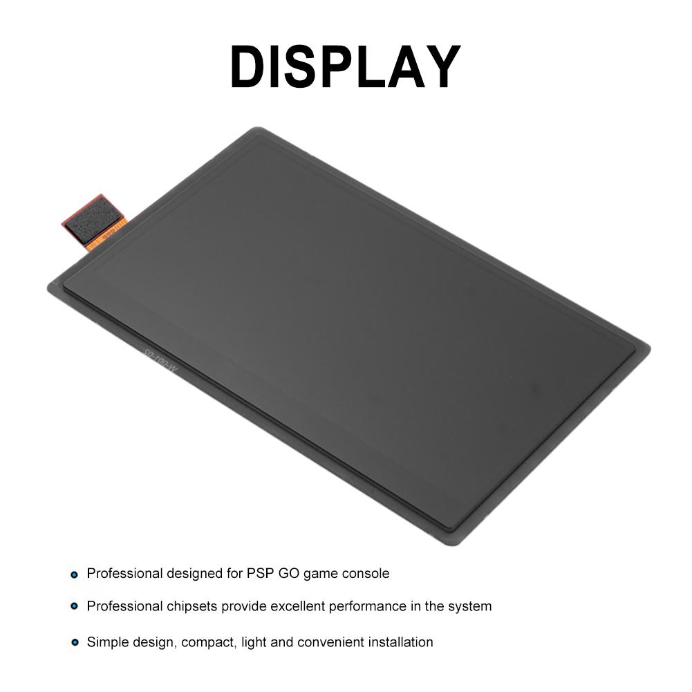 Schermo Display LCD Originale Schermo Display LCD Professionale Parti di Ricambio Sostitutive Parte di Ricambio per Riparazione Console di Gioco per Host PSP GO