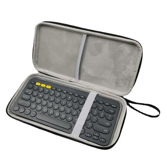 Oppbevaringsveske for tastatur for Logitech K380 Støtsikker Støvtett Vannavstøtende EVA-veske Trådløs