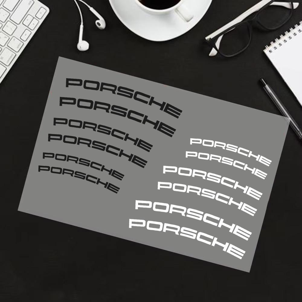 AFEBO1 Fashion Trendy Personalized Sticker Caliper Brake Modification Decorative Sticker For Porsche 911 Cayenne 918 Pajun 718 Macan