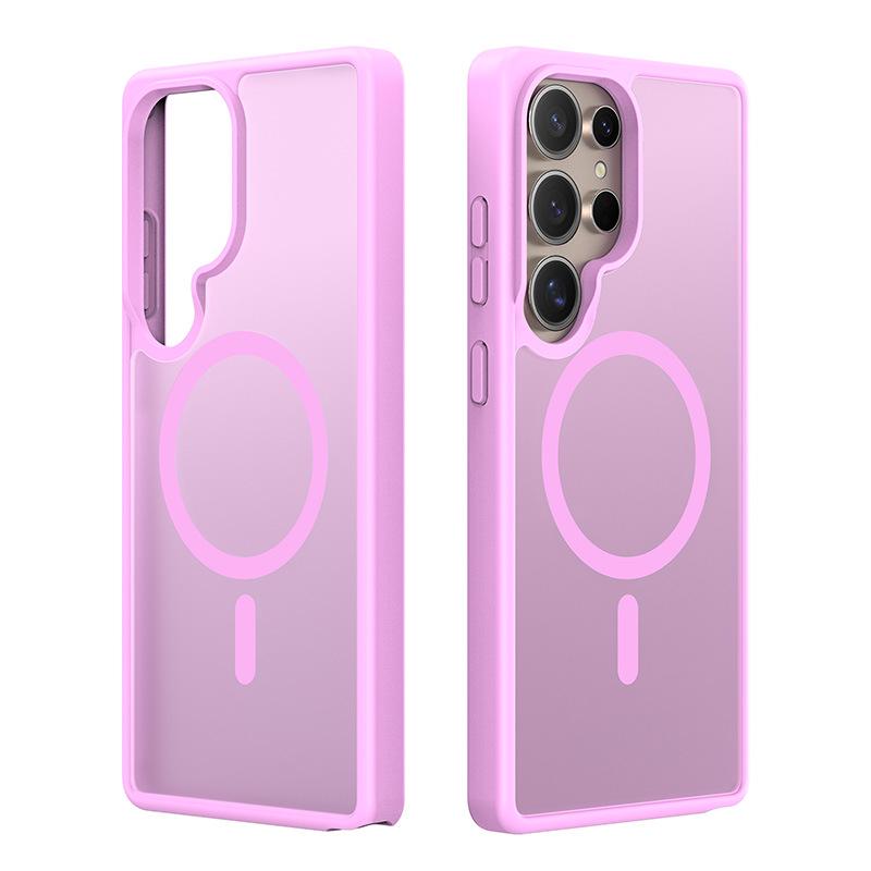 Samsung S25 Ultra Magnetic Case: Simple Matte Skin-Feel, S24 Protective Phone Cover