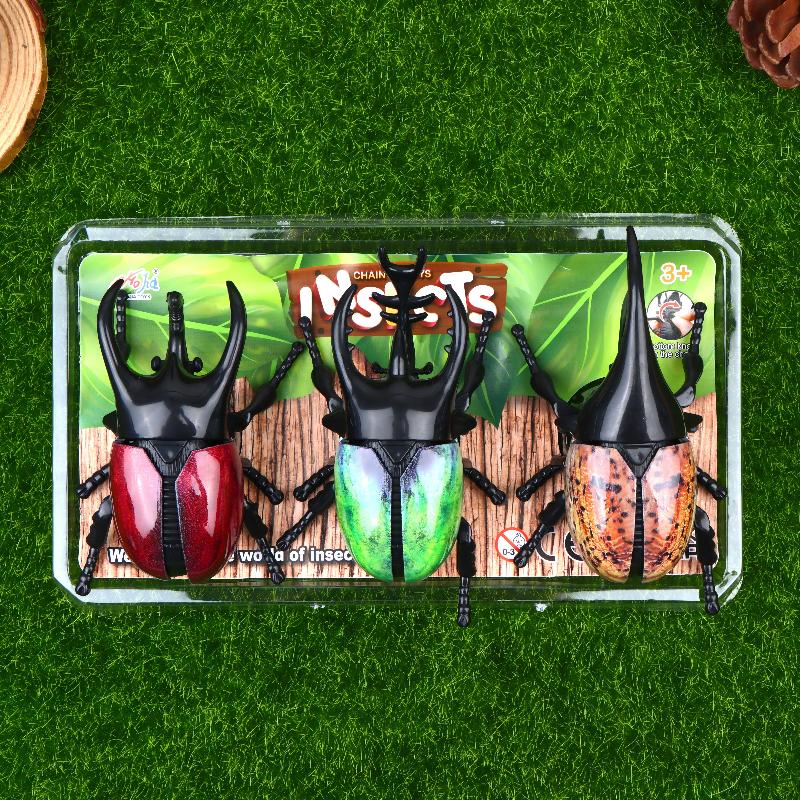 3Pcs Set Wind Up Insect Toys Fun Clockwork Prank Fidget Gadgets Easy Operation for Toddlers Preschoolers Casual Play