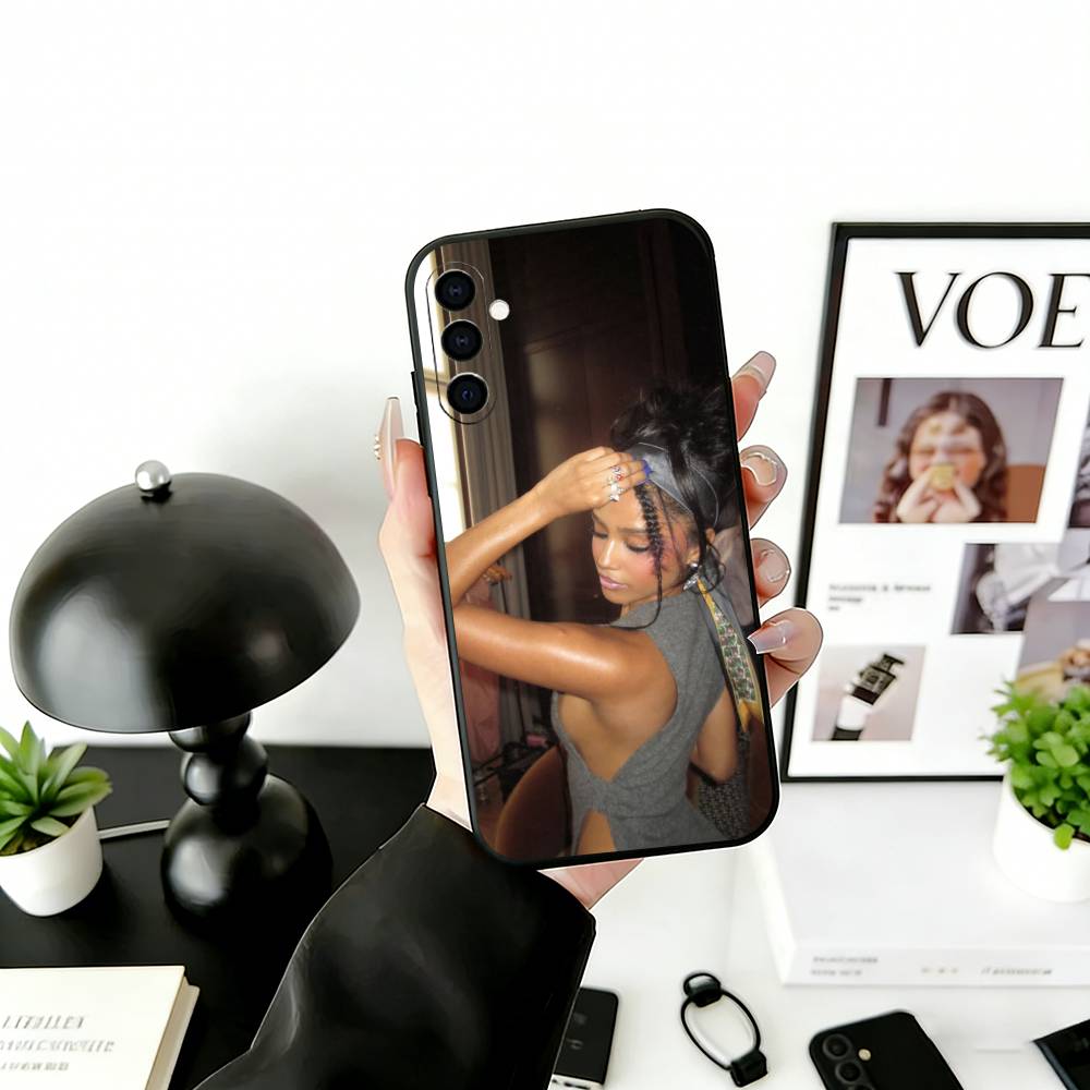 A-Afrobeats S-Style Phone Case Black Silicone Soft For Samsung Galaxy A73,A72,A71,A70,A53,A52,A51