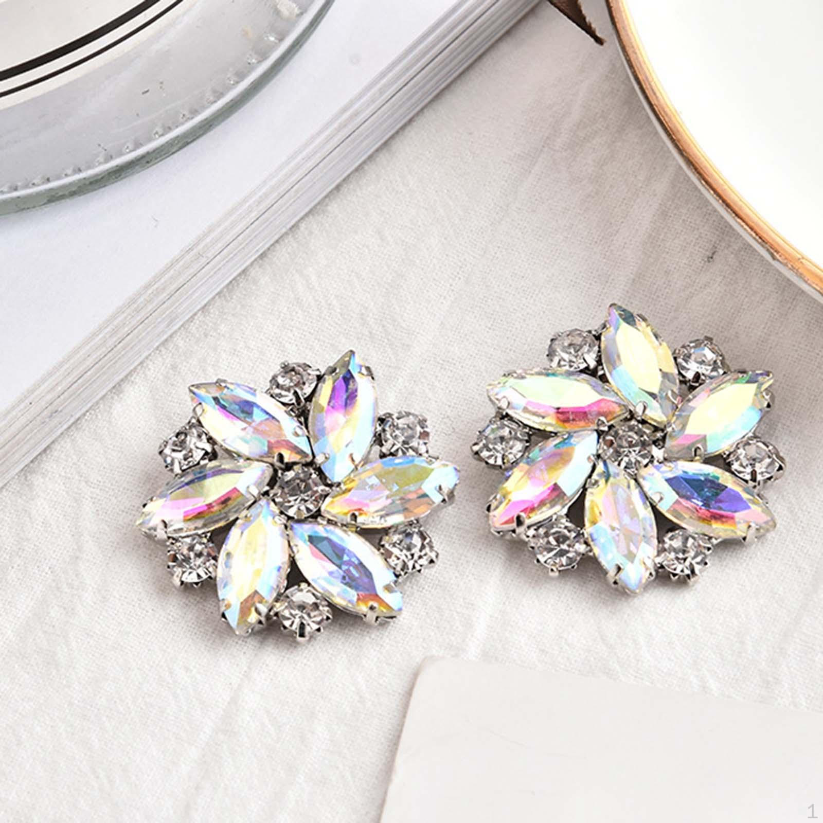 

2 . of Imitation Clips, Decoration, for Brooches, Accessories Colorful