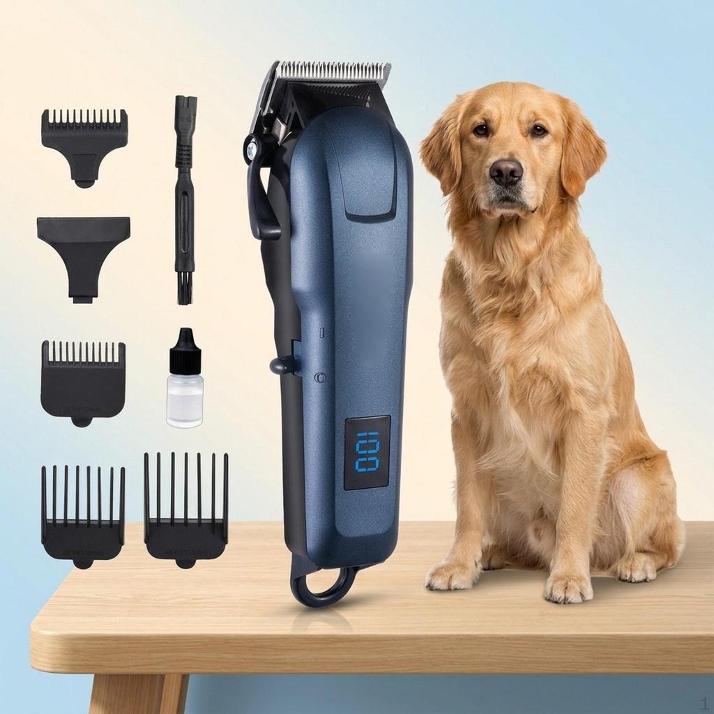 Pet Grooming Kit for Pets Cordless Dog Hair Trimmer Lightweight Ergonomic Design Suitable Home