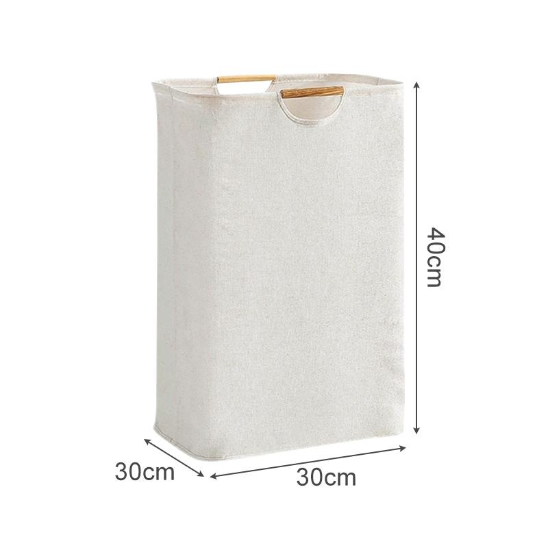 1pc Collapsible Laundry Basket with Handle Large Capacity Household Bathroom Dirty Clothes Storage Basket Clothes Organizer