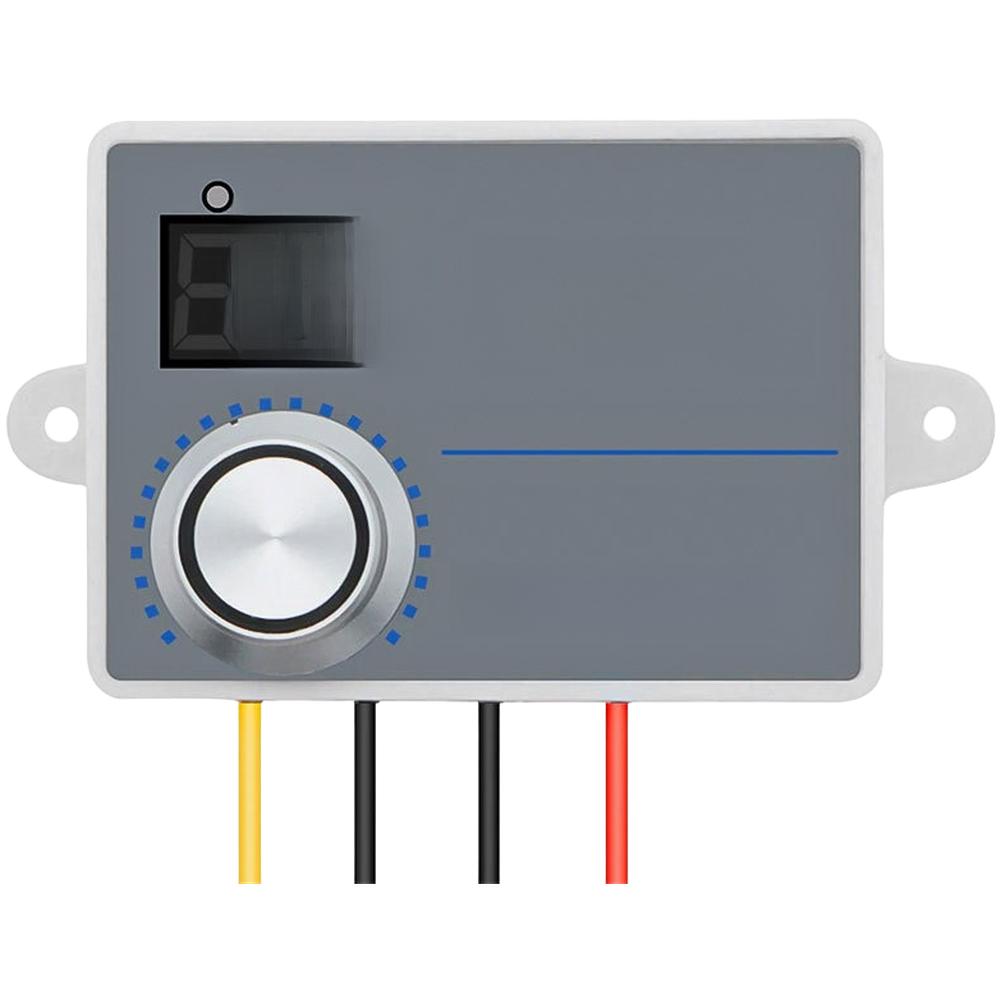 

220V AC Motor Speed Regulator With Digital Display For Single Phase Fan Heater Light Control Precisions Adjustment Parts Kit China Mainland