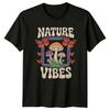 Nature Vibes Mushroom Graphic Mens T-Shirt Womens Tee Unisex Top