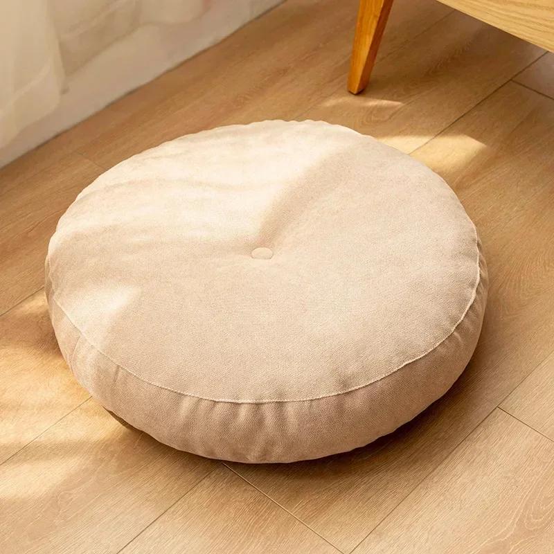 Almohada de espuma viscoelástica universal desmontable y lavable para sofá de cuatro estaciones, adecuada para meditación, yoga, color sólido