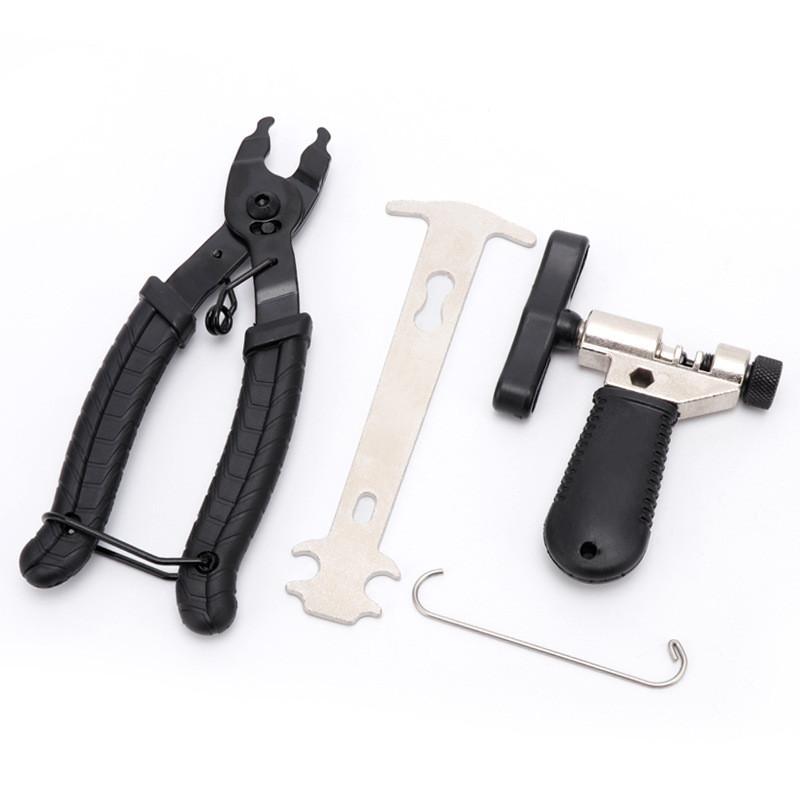 Bicycle Chain Tool Kit With Steel Chain Cutter And Master Fixing Pliers For Maintenance