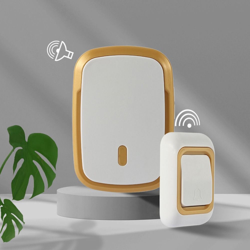 Remote Doorbell Self-powered Button Door Bell Receiver 300M Intelligent Door Chime Home