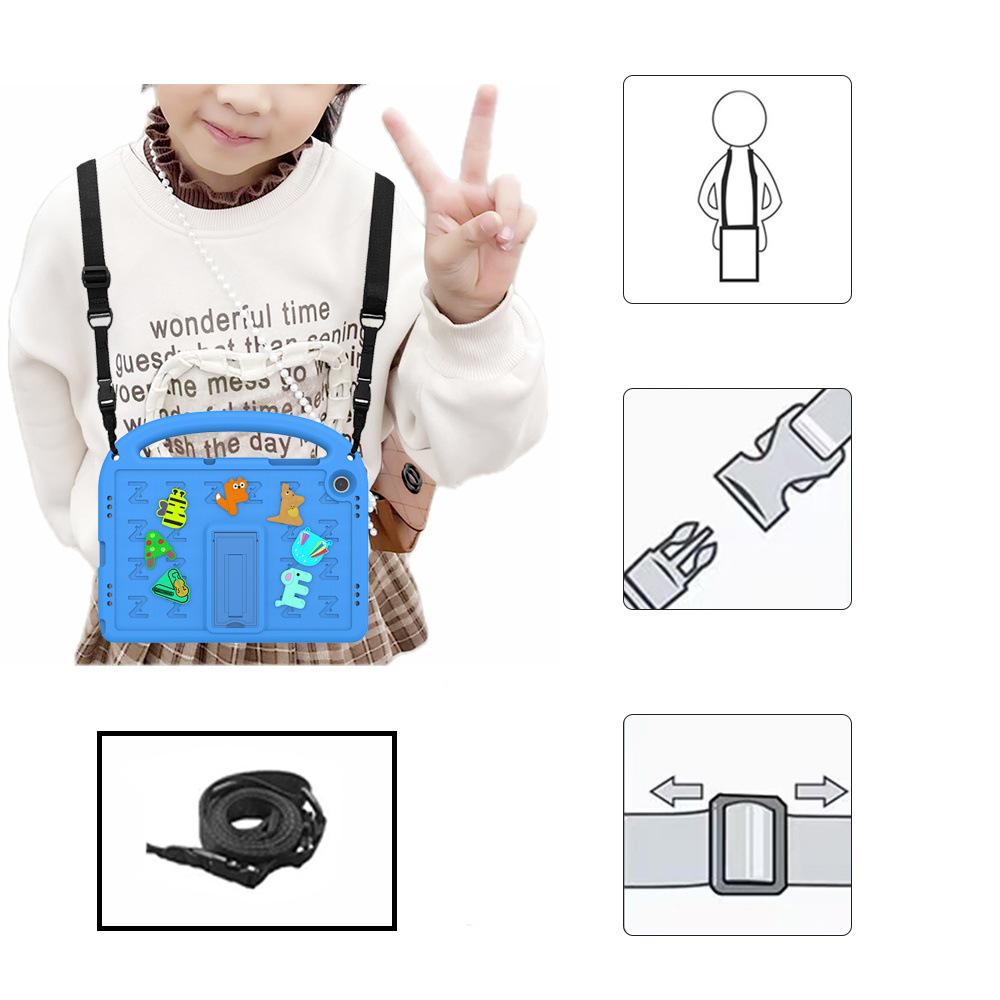 Compatible Protective Case with Stand for Samsung Tablet A11, A9, A7 Lite - Childproof, Anti-Drop Design