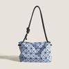 2026 Trendy Geometric Rhombus Women's Shoulder Bag: Fashionable, Simple Drawstring Design