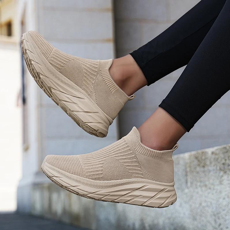 Designer Femei Sock Pantofi Tenis Feminino Flannel Socks Sneakers Femei Primavara Toamna Pantofi Platforma Cos Femme