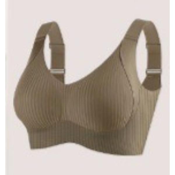 Evropská velikost Dámské bezešvé podprsenky plus size Push-up podprsenky pro velká prsa Maillardově zbarvené tílko spodní prádlo