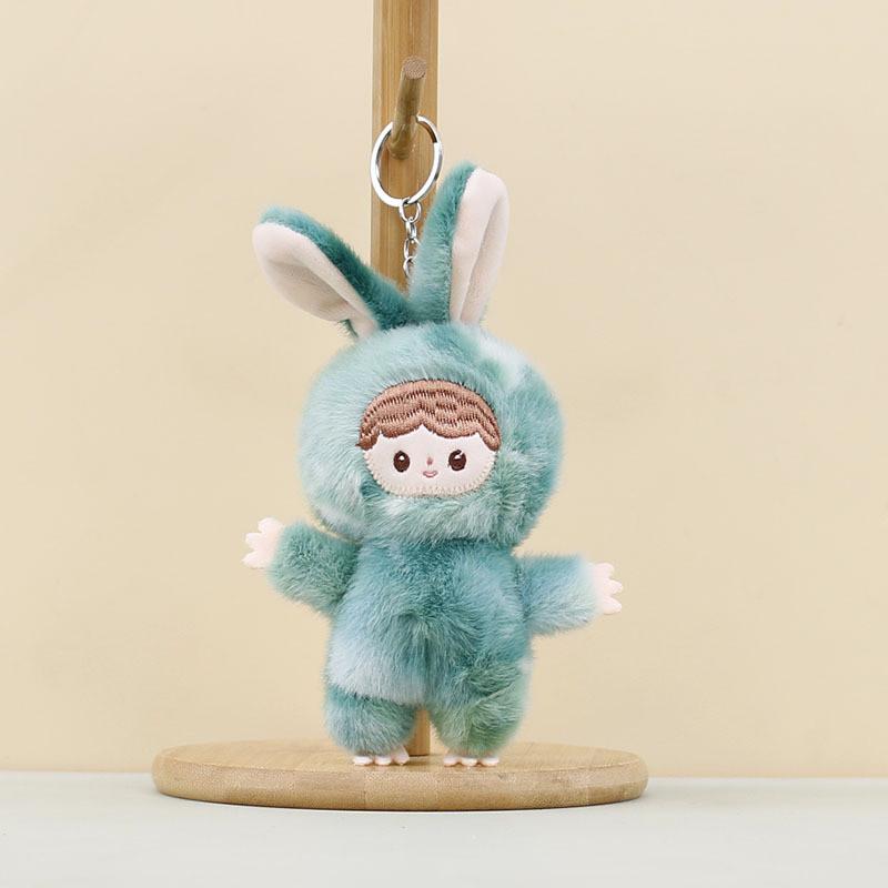 Plush Bunny Toy With Colorful Tiedye Design For Kids And Gift Collectors