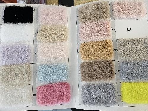 Environmentally friendly imitation mink fluff jacket pajama collar top casual commuting style
