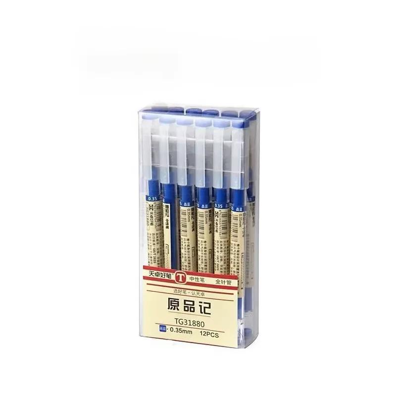 54 Stück/Set Japan Fine Point Stift 0,35mm Schwarz Blau Rot Tinte Gelstift Kugelschreiber Schule Büro Schüler Schreiben Schreibwaren Bedarf
