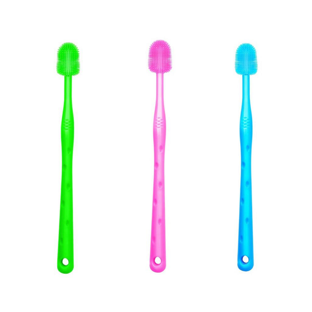 Dog Toothbrush for Pet Cat Tooth Cleaning Kit Soft Bristle Toothbrush Rotatable Deep-Clean Pets Dental Care Toothbrushes