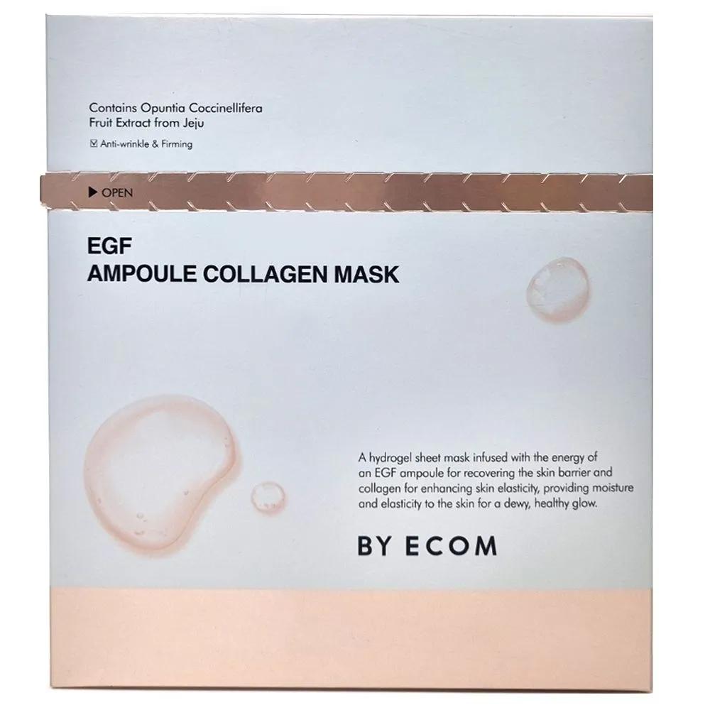 BY ECOM EGF Ampoule Collagen Mask 34g 5 Sheets 1 Box / BY ECOM